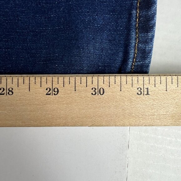 Not Your Daughters Jeans Women's 36x31* Marilyn Straight Dark Blue Denim Tag 16 - Picture 12 of 16